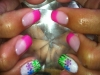 pink-slant-tips-with-sparkle-white-accent-finger-